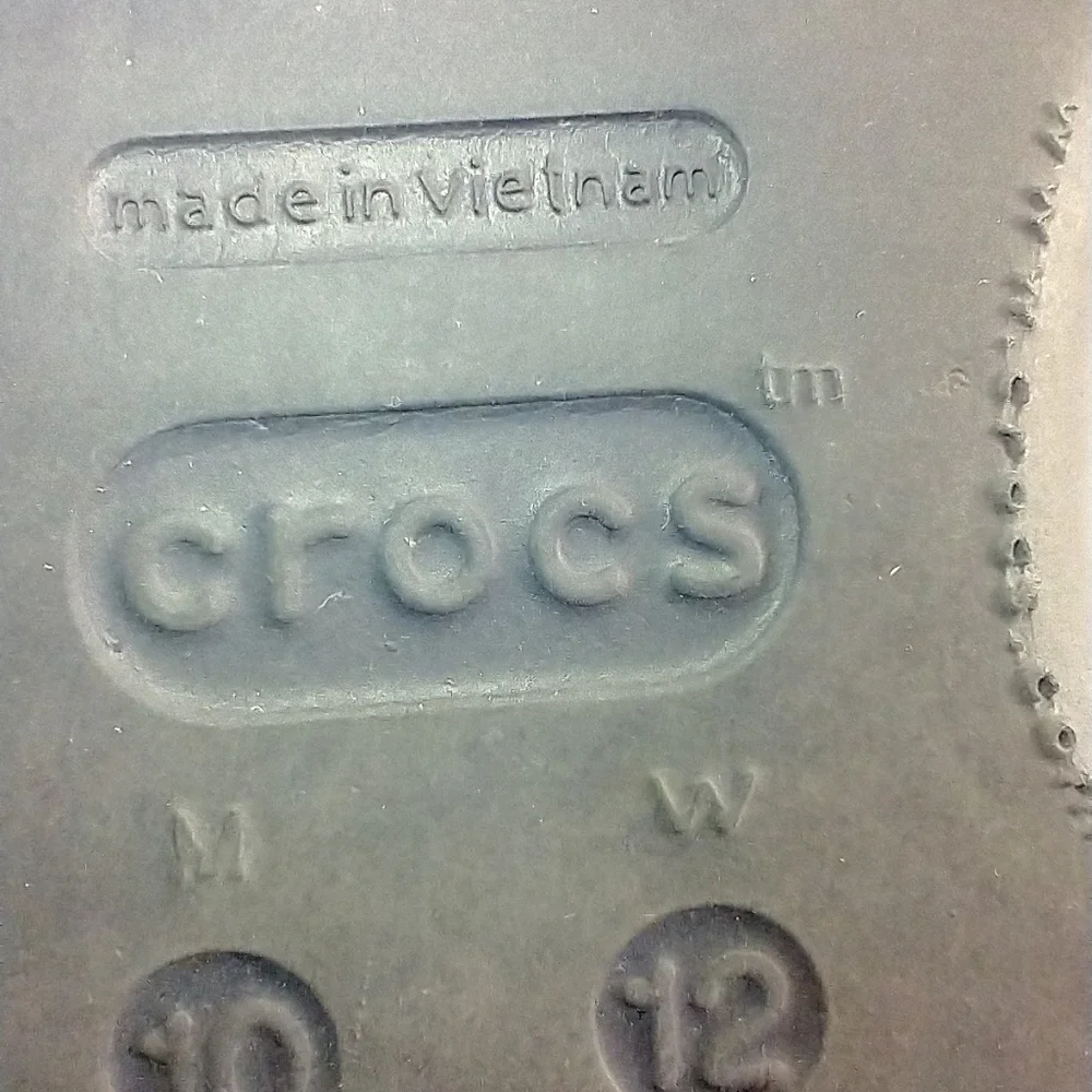 Crocs Crocband Blue Flip Flops Sandals Men’s sz 10.